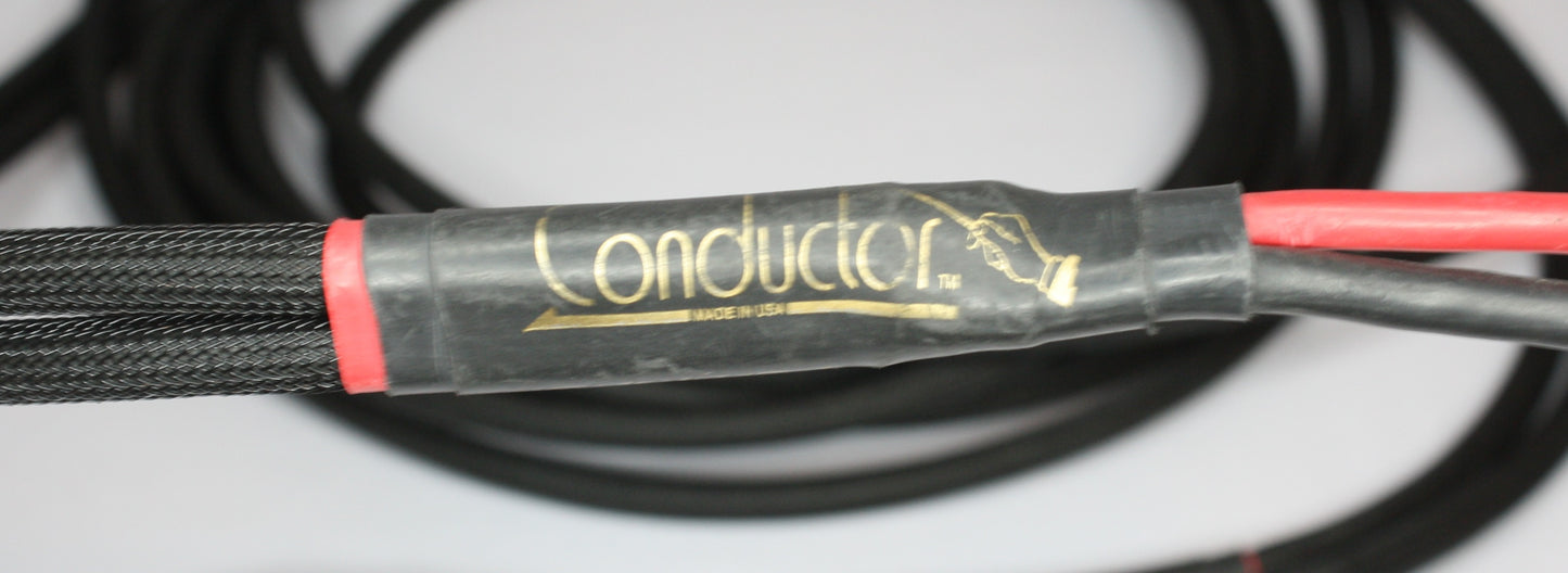 Audience Conductor Shotgun Bi-Wire (double run of cables) Speaker Cables. 12ft Pair. Spades to Spade