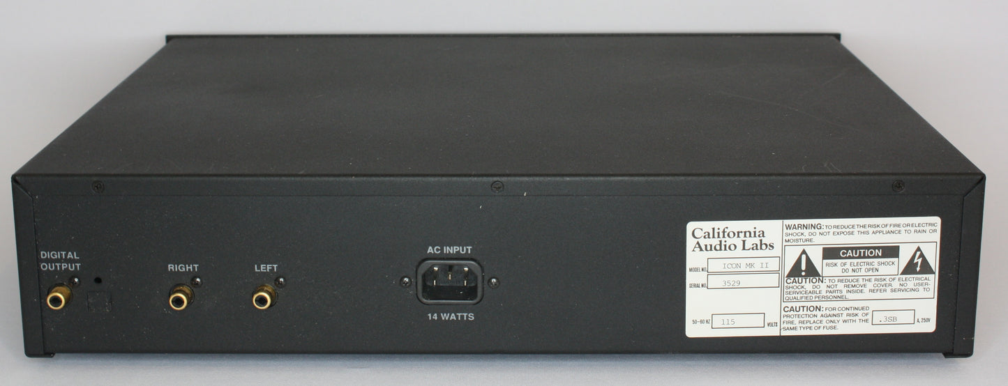 California Audio Labs Icon MkII CD Player