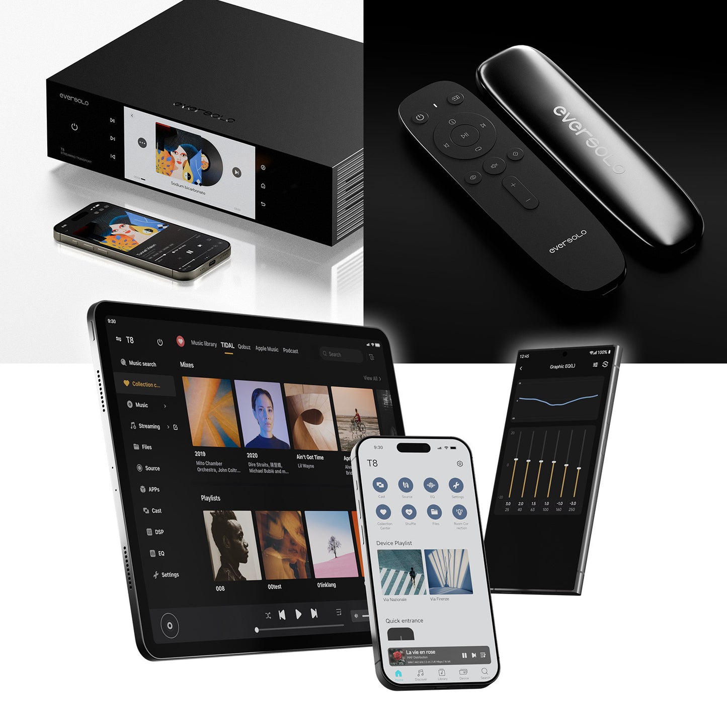 Eversolo T8 Professional-grade Streaming Transport. Pre Order NOW