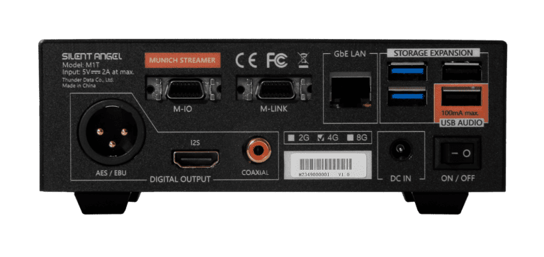 Silent Angel M1T V2 Music Transport + LHY LPS-25 Linear Power Supply
