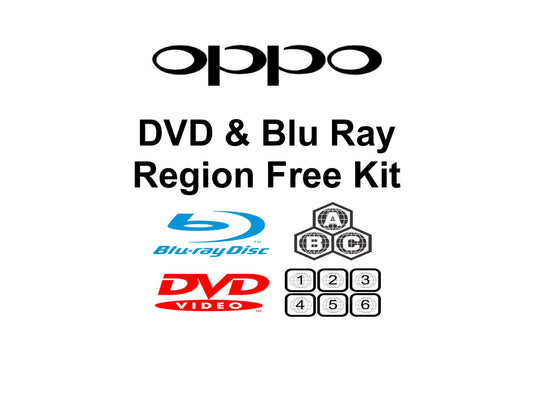 Oppo DVD and Blu Ray Region Free Unlock Kit