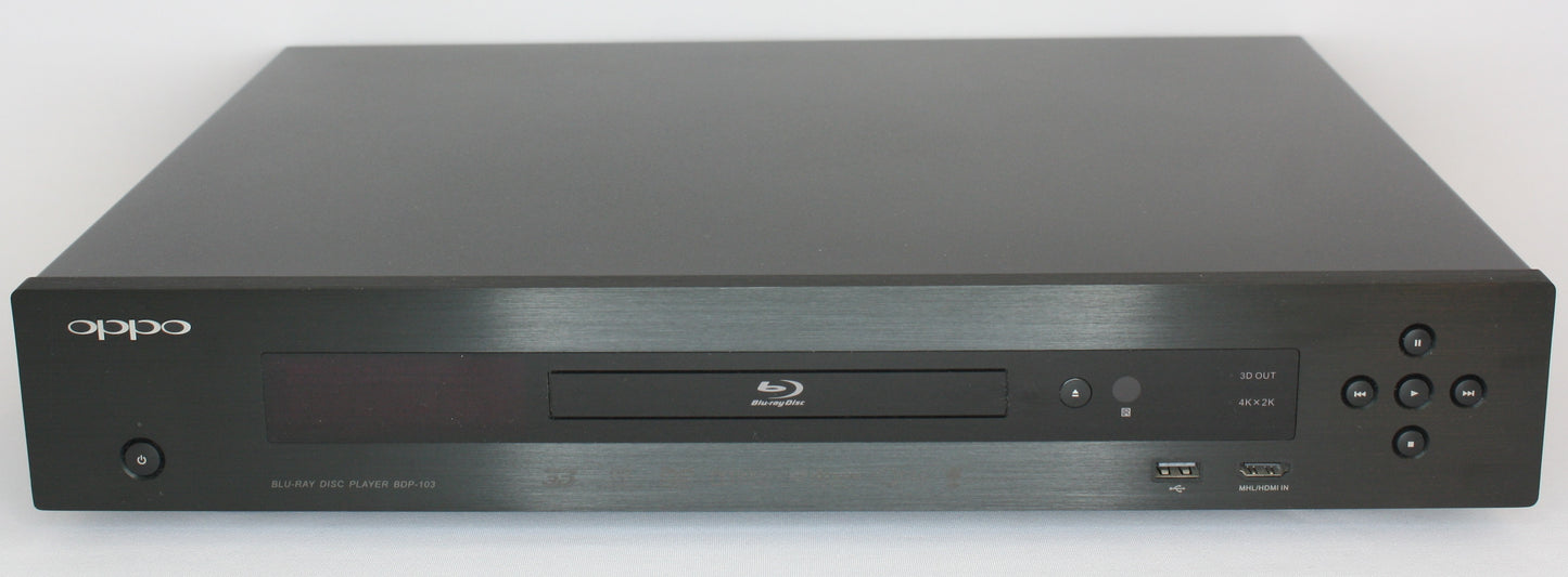 Oppo BDP-103 Blu Ray Player. Region Free