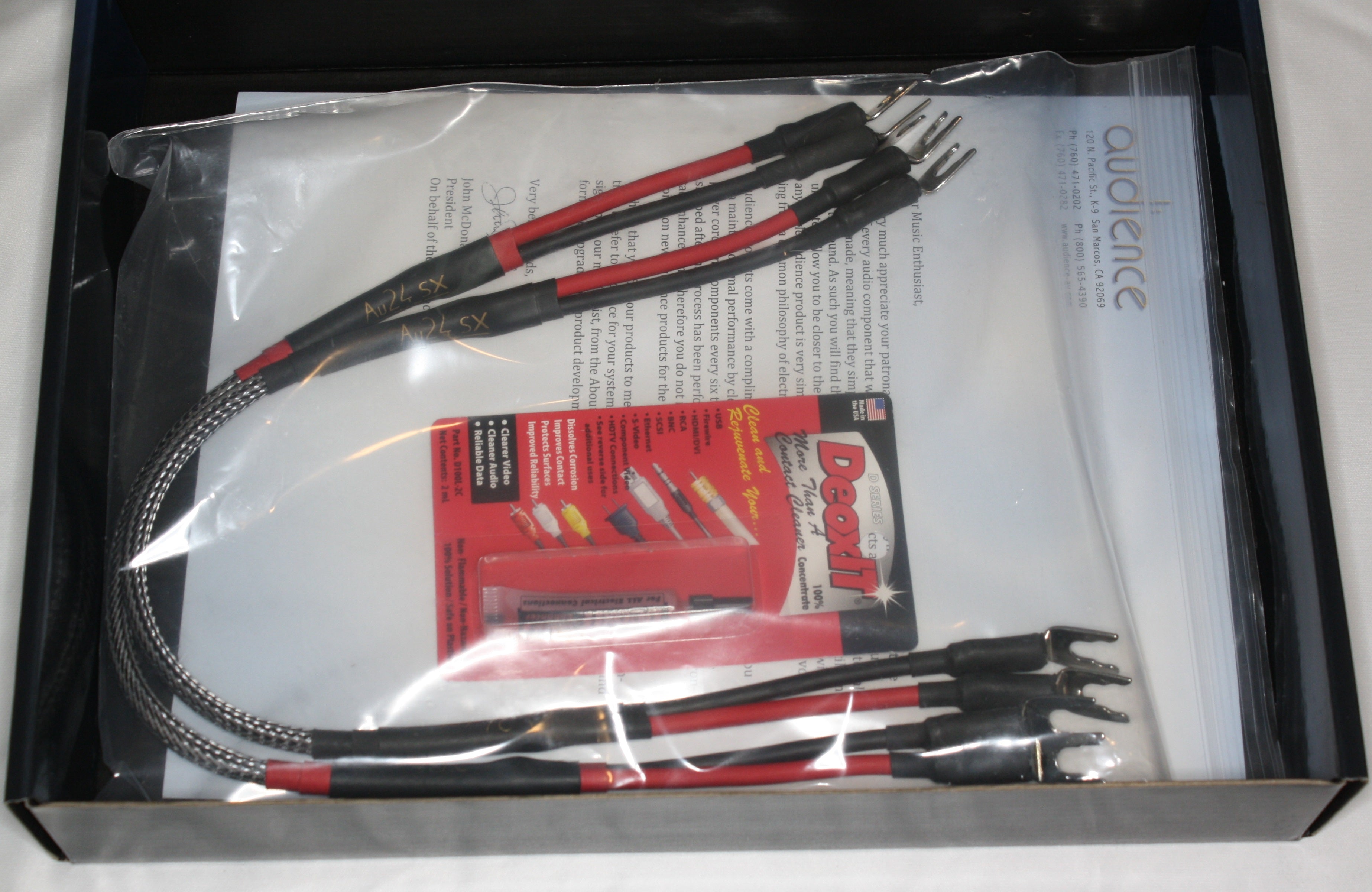 Audience 24Au SX Speaker Cables - Thumbnail 2