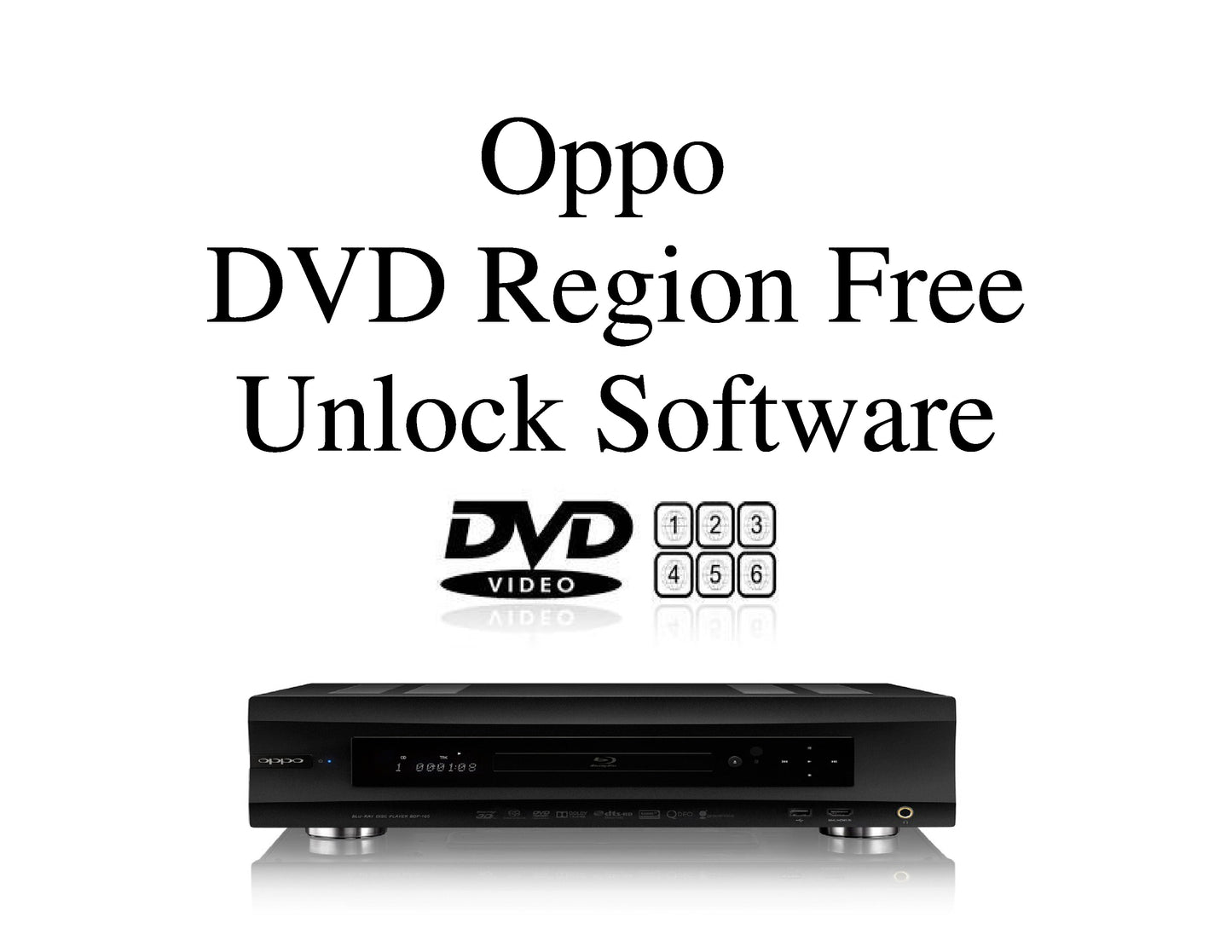 Oppo DVD Region Free Unlock Software